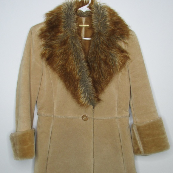 Guess Jackets & Blazers - Genuine Leather Guess Faux Fur Guess Sherpa Jacket